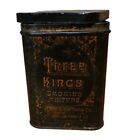 THREE KINGS TOBACCO TIN  Antique - 1879