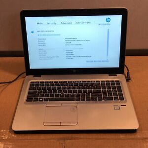 HP EliteBook 850 G3 Intel Core i7-6600U @2.60GHz 16GB Ram Laptop Computer No HDD