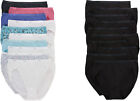 Hanes Women's Cotton Hi-Cut Panties with Cool Comfort (10 Pack)