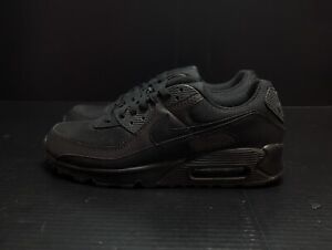 Men’s Size 11 - Nike Air Max 90 Triple Black Suede Sneakers CN8490-003