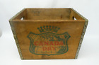 Vintage 1966 Wood Metal Reinforced Canada Dry Torrington Conn Shipping Crate Box