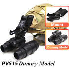 Tactical Airsoft Dummy PVS15 NVG Night Vision Model + Metal Helmet NVG Mount