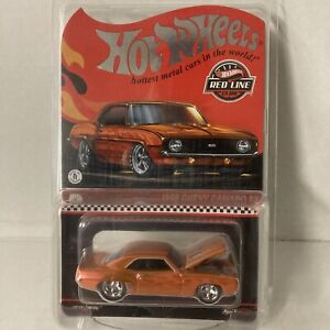 Hot Wheels RLC 1969 Chevy Camaro SS 2022 sELECTIONS Red Line Club Free Shipping