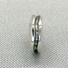 Authentic Pandora Moments Crocked Line Spacer/Charm Silver 925 ALE 790197