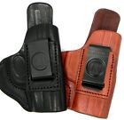 Right Hand Black Brown Leather IWB Concealment Holster - CHOOSE
