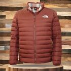 The North Face 550 Men's Down Jacket,Winter Warmth,BRICK HOUSE RED