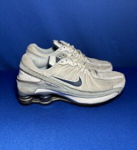Vintage Nike Shox Turbo VII Youth Shoes Size 5Y Ladies 6.5 Blue Silver 2008 Rare