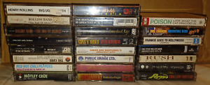 Heavy Metal Glam Hair Classic Grunge Hard Rock Cassette Tape Lot Of 23 80s 90s