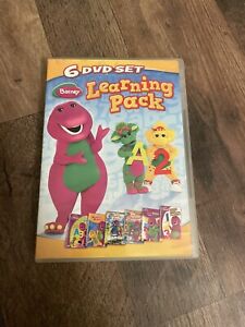Barney Learning Pack 6 Show DVD 6-Disc Set Lot Kids