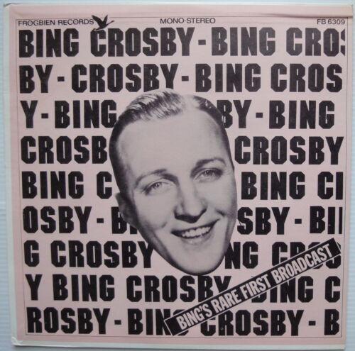 BING CROSBY Bing's Rare First Broadcast LP Sealed