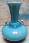 1937 Rookwood Amphora Vase Gorgeous High Gloss Turquoise / Carribean Blue