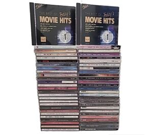 HUGE Movie & TV Soundtrack CD Lot of 54 - The Bodyguard, Titanic & MORE! VG