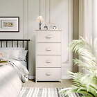 4-Drawer Fabric Dresser Furniture Storage Tower Cabinet Bedroom Organizer HOT