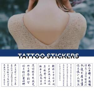 Disposable Tattoo Stickers Fade After 1 Week Temporary Tattoo Stickers❀
