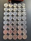 Roll  1964 D Lot  of 40 SILVER QUARTERS  Lot US Coin Uncirculated