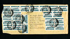 Bangladesh Stamps Rare Cover w/ 24 Stamps Cancelled Across Both Sides