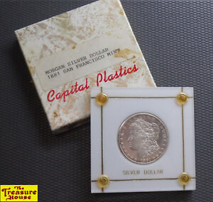 New Listing1881-S Morgan Liberty Head ONE DOLLAR S$1 USD 90% Silver Coin San Francisco Mint