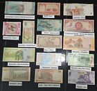 Lot of 15 Animal Kingdom Wildlife Banknotes Foreign Paper Money World Currency