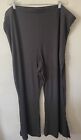 Old Navy Gray Soft Ribbed Knit Extra High Rise Pull On Flare Pants Size 4X