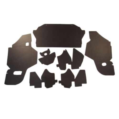 Trunk Side Panel Board 7pc for 1969-1970 Cadillac DeVille 2 Dr Convertible Black (For: 1969 Cadillac DeVille Base Convertible 2-Door 7...)