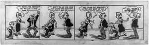 PHOTO ONLY of Comic Strip,Knott Wright,You act like a madman,Humor,c1910,Adult