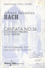 Bach Cantata No 36 Schwingt Freudig Euch Empor Vocal Score SATB Organ Kalmus