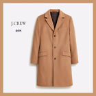 NWT - J. CREW Men's Ludlow Topcoat in Wool Cashmere Blend, Toffee Sz 40S - $548