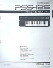 Yamaha PSS-125 PortaSound Keyboard Original Service Manual, Schematics, Etc Book