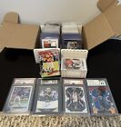 Huge Sports Card Collection Lot! 500+ Cards Autos Patches Prizm Graded and more!