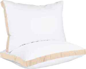 Gusset Bed Pillows Pack of 2 for Sleeping King &  Queen Size Utopia Bedding