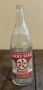 Vintage Lucky Star Beverages Bottle WILMERDING BOTTLING Co. WILMERDING PA Quart