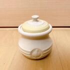 Le Creuset Garlic Keeper Jar Garlic Pot Stoneware 14oz 420ml New NO Box