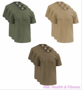 SOFFE 3-Pack OCP Men's T-Shirts -  50/50 Cotton Poly - M280 Olive, Sand or Tan