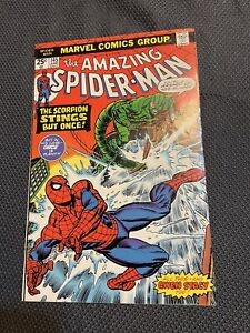 Amazing Spider-Man #145 (Marvel 1975) Mid/High Grade Scorpion App.! MVS intact!