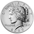 2023 $1 Peace Silver Dollar  BU  Philadelphia Mint + Mint Packing & COA