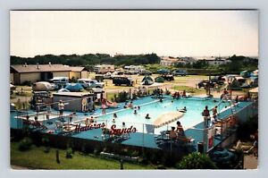 Hatteras NC-North Carolina, Hatteras Sands Campground Pool, Vintage Postcard
