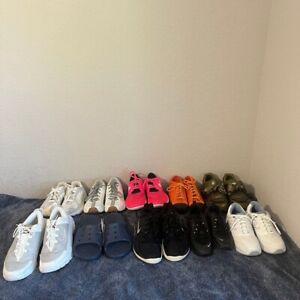 Nike, New Balance, Adidas, PUMA Shoes In Various Styles And Sizes Lot of 10