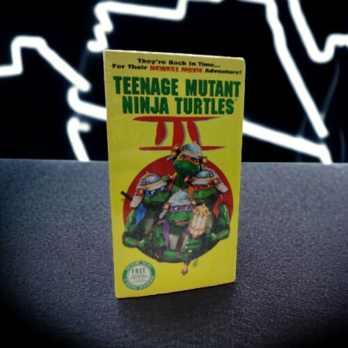 The Teenage Mutant Ninja Turtles III (VHS, 1993) w/ Watermarks Factory Sealed