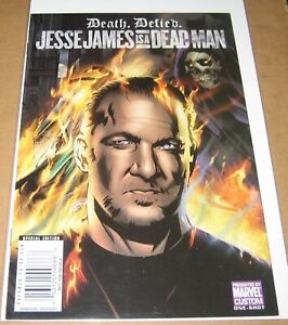 marvel custom one shot death defied jessie james is a dead man newsstand 2009