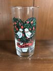 Vintage Indiana Glass Twelve Days of Christmas Tumbler Second Day Turtle Doves