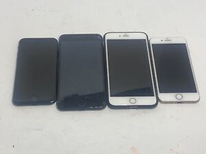 Lot of 4 Old iPhones [A1522 | A1778 | A1661 | A2595] 6+ | 7 | 7+ | SE3 For Parts