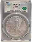 2024 American Silver Eagle, MS 70, CAC Certified First Day Delivery