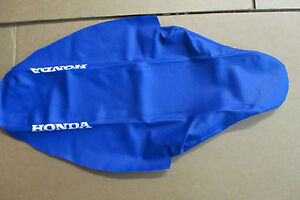 TEAM HONDA  BLUE  GRIPPER SEAT COVER TEAM  HONDA  2002-2008 CR125 CR250 CR250R