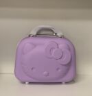 Purple Kitty Travel Cosmetic Case Box Beauty Makeup Case Bag Organizer