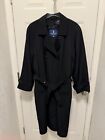 London Fog Limited Edition Quilted Liner Black Belted Trench Coat Women’s 12P