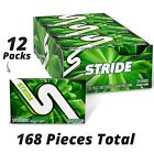 Stride Spearmint Sugar Free Gum, 12 Packs of 14 Pieces (168 Pieces) *READ* FEB29