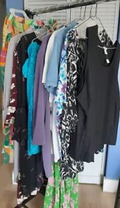 Lot 12 Womens Plus Size Clothing Lot Tops Dresses Bundle Colors Styles Resell
