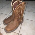 Justin Boot Size 12D Stampede Rush H2O Western Work Shoe Steel Toe Cowboy WK4331