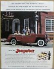 1949 Willys Jeepster Ad (Red)