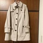 Burberry Blue Label Trench Coat Size 36 Check Button From Japan